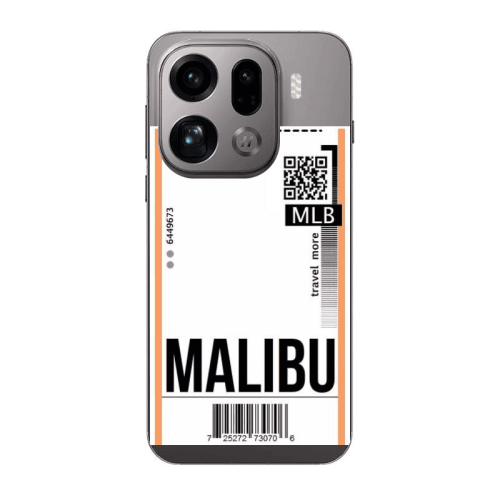 Oppo Find X9 Pro Malibu Travel More Transparent Silicone TPU Θήκη