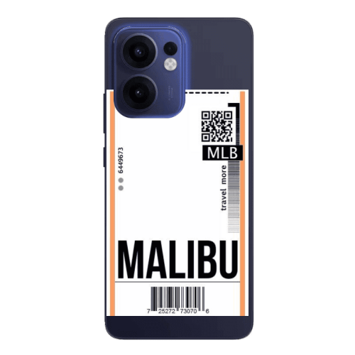 Oppo Reno13 FS Malibu Travel More Transparent Silicone TPU Θήκη