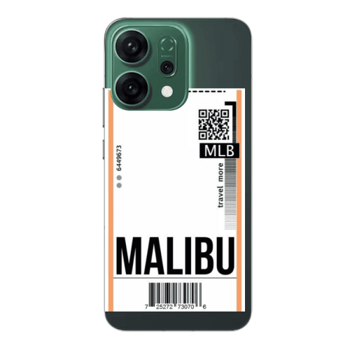 Oppo RENO 14 Malibu Travel More Transparent Silicone TPU Θήκη