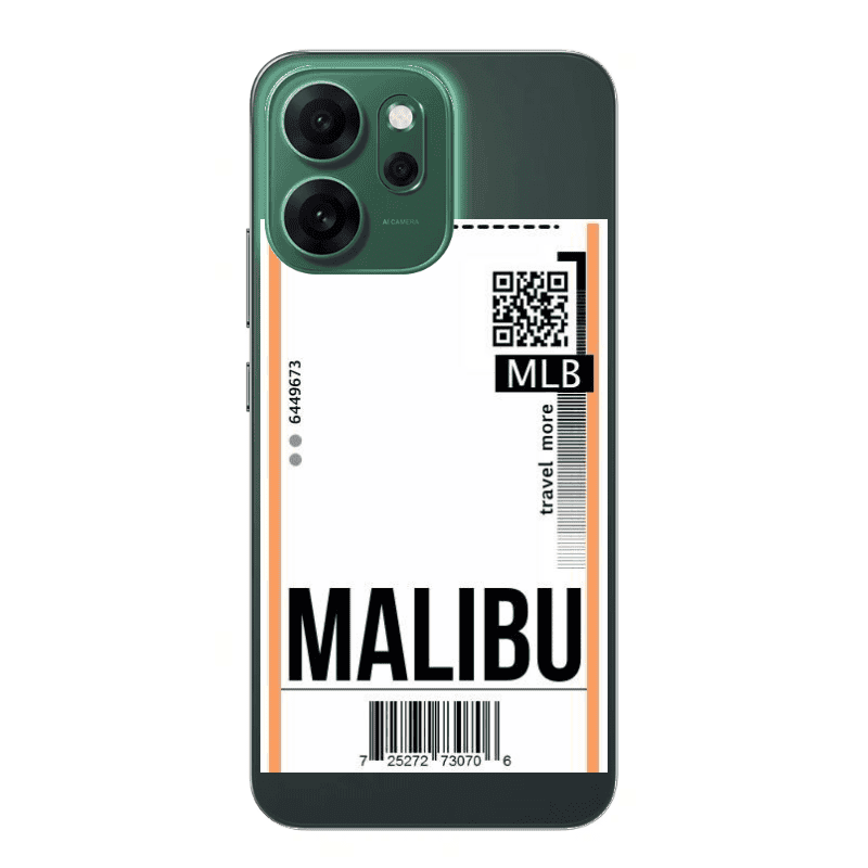 Oppo 14 F Malibu Travel More Transparent Silicone TPU Θήκη
