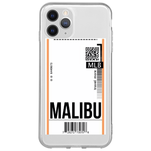 Apple iPhone 13 Pro Max Malibu Travel More Transparent Silicone TPU Θήκη