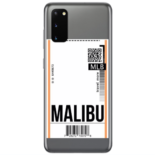 Samsung S20 Malibu Travel More Transparent Silicone TPU Θήκη