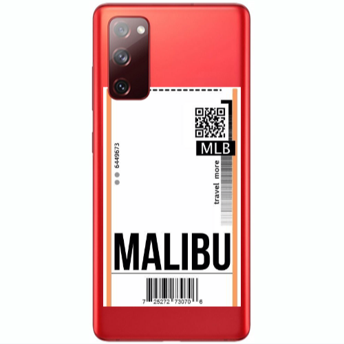 Samsung S20 FE Malibu Travel More Transparent Silicone TPU Θήκη