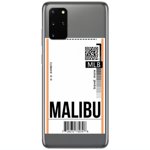 Samsung S20 Plus Malibu Travel More Transparent Silicone TPU Θήκη