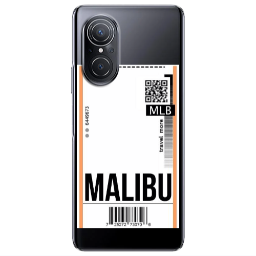 Huawei Nova 9 SE Malibu Travel More Transparent Silicone TPU Θήκη