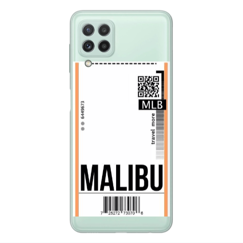 Samsung A22 4G Malibu Travel More Transparent Silicone TPU Θήκη