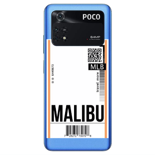 Xiaomi Poco M4 Pro 4G Malibu Travel More Transparent Silicone TPU Θήκη