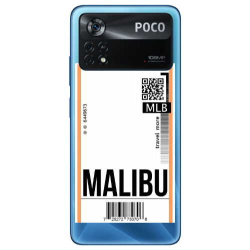 Xiaomi Poco X4 Pro Malibu Travel More Transparent Silicone TPU Θήκη