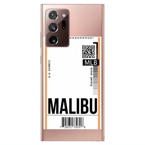 Samsung Note 20 Ultra Malibu Travel More Transparent Silicone TPU Θήκη