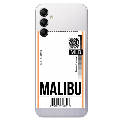Samsung A14 5G Malibu Travel More Transparent Silicone TPU Θήκη
