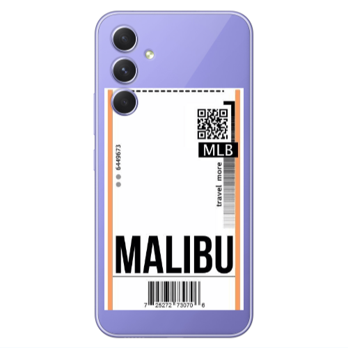 Samsung A54 Malibu Travel More Transparent Silicone TPU Θήκη