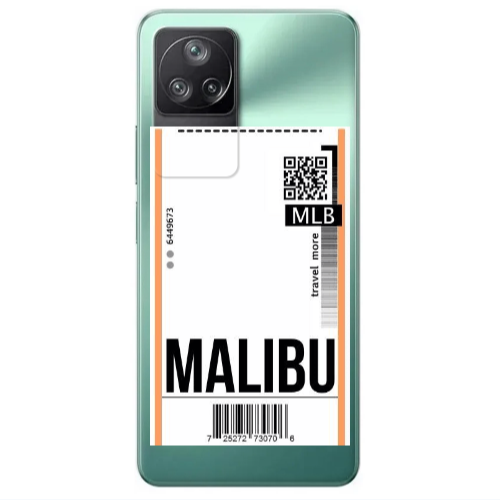 Xiaomi Poco F4 Malibu Travel More Transparent Silicone TPU Θήκη