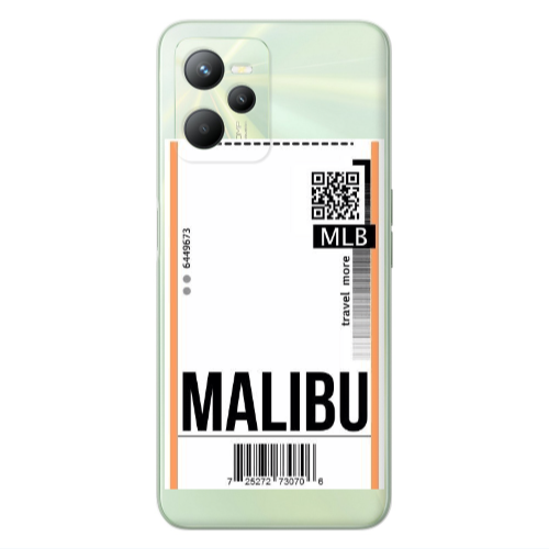Realme C35 Malibu Travel More Transparent Silicone TPU Θήκη
