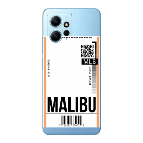 Xiaomi Redmi Note 12 4G Malibu Travel More Transparent Silicone TPU Θήκη