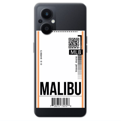Oppo Reno 7 Lite Malibu Travel More Transparent Silicone TPU Θήκη