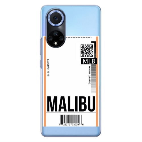 Huawei Nova 9 Malibu Travel More Transparent Silicone TPU Θήκη