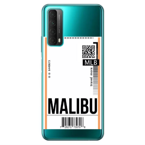 Huawei P Smart 2021 Malibu Travel More Transparent Silicone TPU Θήκη