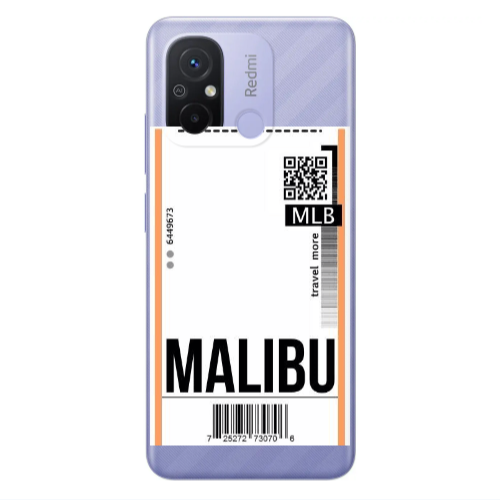 Xiaomi Redmi 12C Malibu Travel More Transparent Silicone TPU Θήκη
