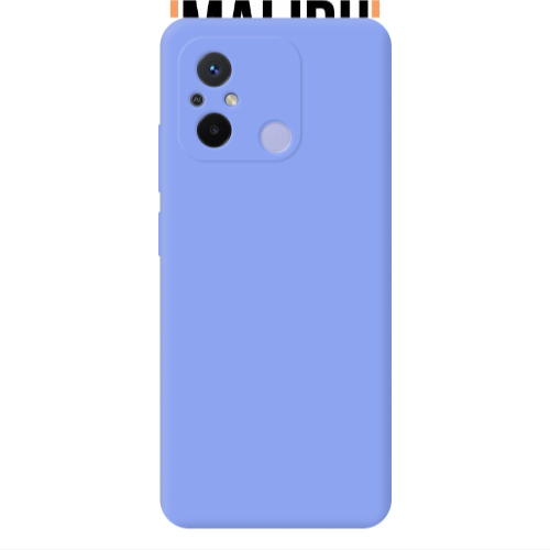 Xiaomi Redmi 12C Malibu Travel More Light Purple Colored Silicone TPU Θήκη