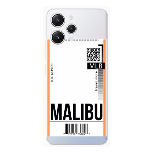 Xiaomi Redmi 12 Malibu Travel More Transparent Silicone TPU Θήκη