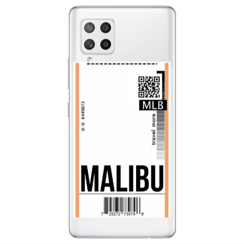 Samsung A42 5G Malibu Travel More Transparent Silicone TPU Θήκη