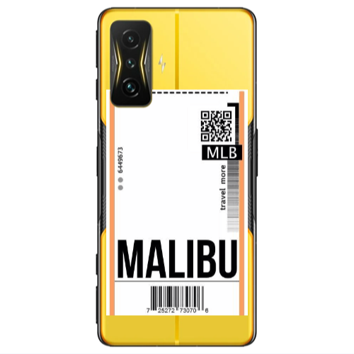 Xiaomi Poco F4 Gt Malibu Travel More Transparent Silicone TPU Θήκη