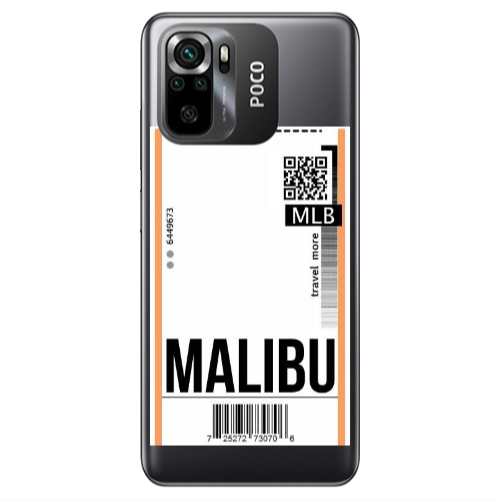 Xiaomi Poco M5 s Malibu Travel More Transparent Silicone TPU Θήκη