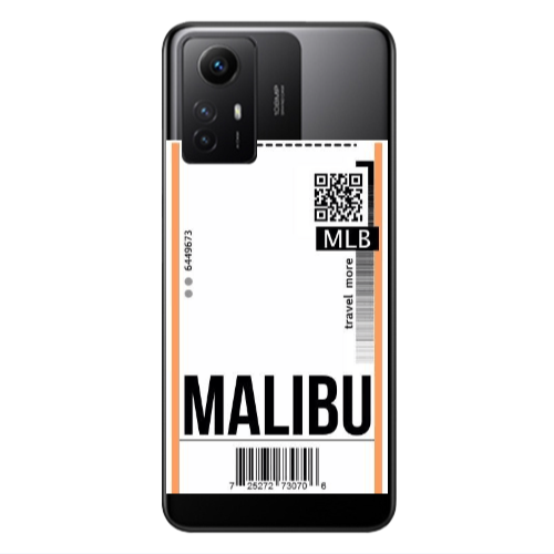Xiaomi Redmi Note 12s Malibu Travel More Transparent Silicone TPU Θήκη