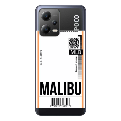 Xiaomi Poco X5 Malibu Travel More Transparent Silicone TPU Θήκη