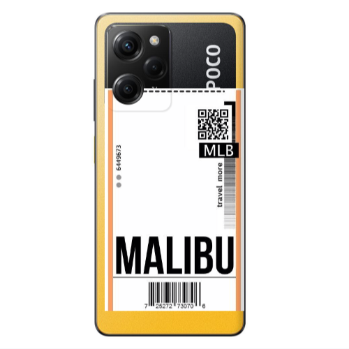 Xiaomi Poco X5 Pro Malibu Travel More Transparent Silicone TPU Θήκη