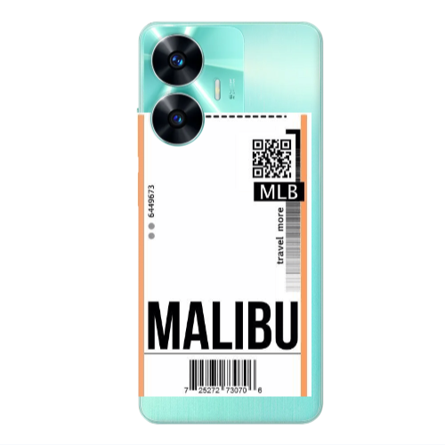 Realme C55 Malibu Travel More Transparent Silicone TPU Θήκη