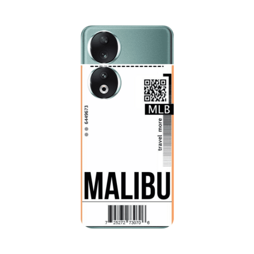 Honor 90 5G Malibu Travel More Transparent Silicone TPU Θήκη