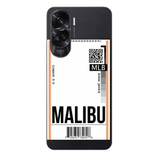 Honor 90 Lite 5G Malibu Travel More Transparent Silicone TPU Θήκη