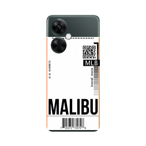 Oneplus Nord CE 3 Lite 5G Malibu Travel More Transparent Silicone TPU Θήκη