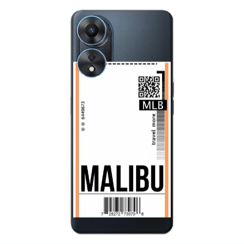 Oppo A 98 Malibu Travel More Transparent Silicone TPU Θήκη