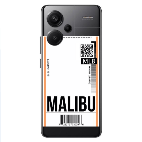 Xiaomi Redmi Note 13 Pro+ 5G  Malibu Travel More Transparent Silicone TPU Θήκη
