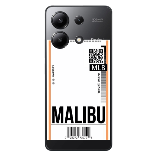 Xiaomi Redmi Note 13 4G Malibu Travel More Transparent Silicone TPU Θήκη
