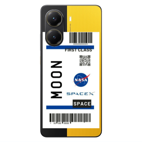 Xiaomi Poco X7 Pro Moon spacex Transparent Silicone TPU Θήκη