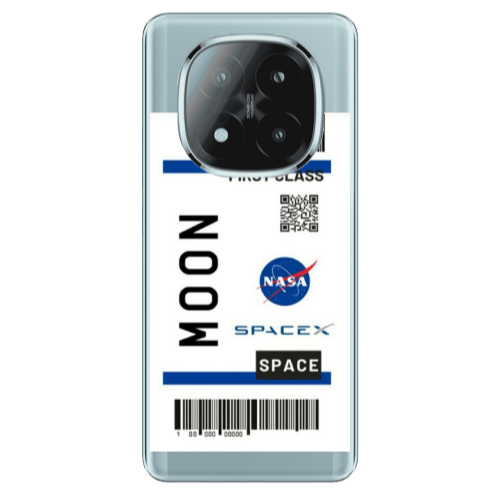 Xiaomi Redmi Note 14 Pro + 5g Moon spacex Transparent Silicone TPU Θήκη