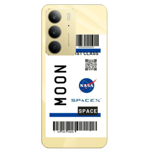 Realme C 75 Moon spacex Transparent Silicone TPU Θήκη