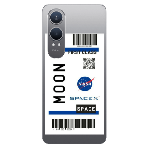 Oneplus Nord Ce 4 lite Moon spacex Transparent Silicone TPU Θήκη