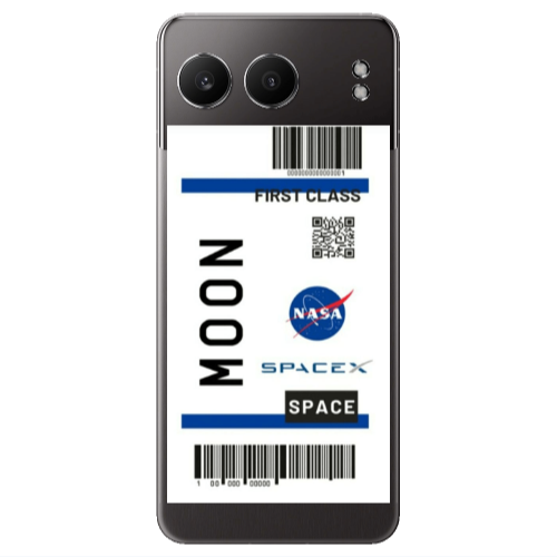 Oneplus Nord 4 Moon spacex Transparent Silicone TPU Θήκη