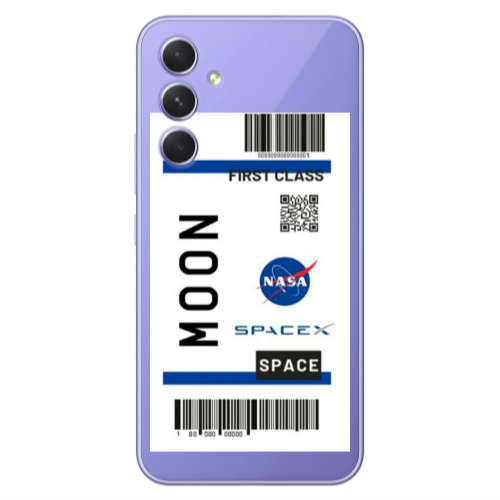 Samsung A26 Moon spacex Transparent Silicone TPU Θήκη