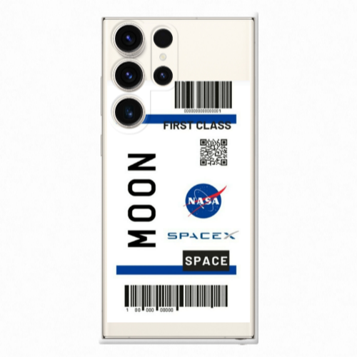 Samsung S25 Ultra Moon spacex Transparent Silicone TPU Θήκη