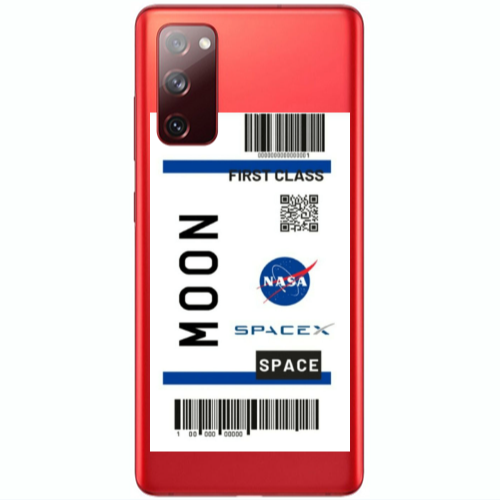 Samsung S20 FE Moon spacex Transparent Silicone TPU Θήκη