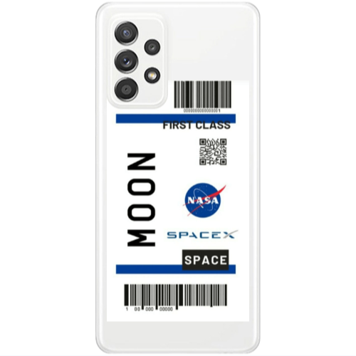 Samsung A53 Moon spacex Transparent Silicone TPU Θήκη