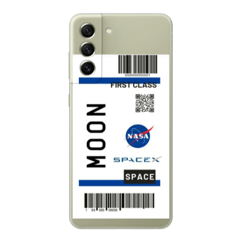 Samsung S22 Plus Moon spacex Transparent Silicone TPU Θήκη