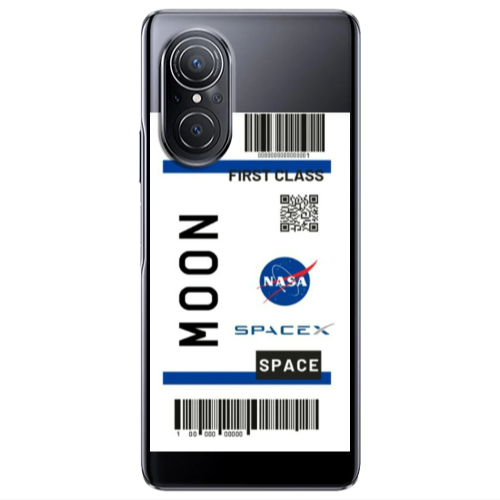 Huawei Nova 9 SE Moon spacex Transparent Silicone TPU Θήκη