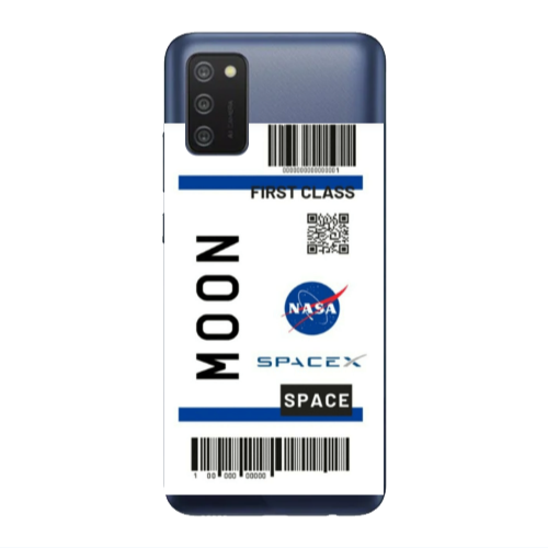 Samsung A03S Moon spacex Transparent Silicone TPU Θήκη