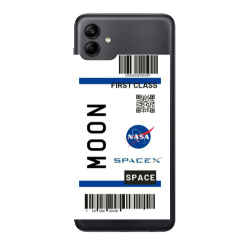 Samsung A04 Moon spacex Transparent Silicone TPU Θήκη